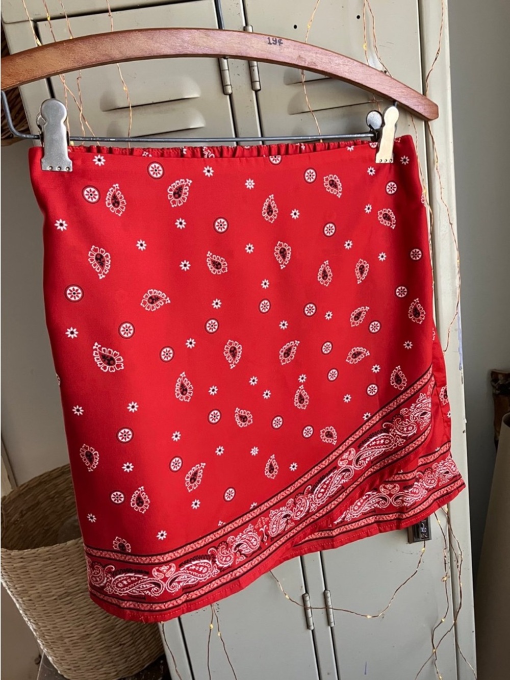 Kids Paisley Print Front Wrap Skirt - Picture 5 of 7